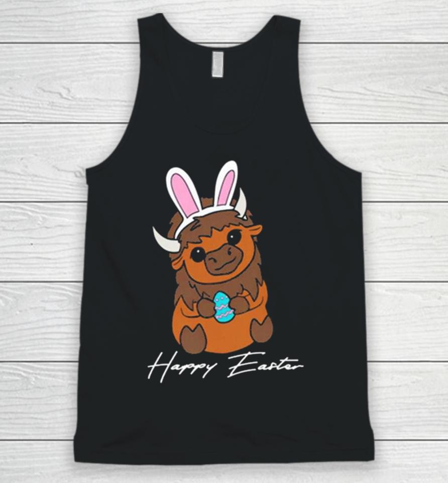 Happy Easter Buffalo Bunny Unisex Tank Top