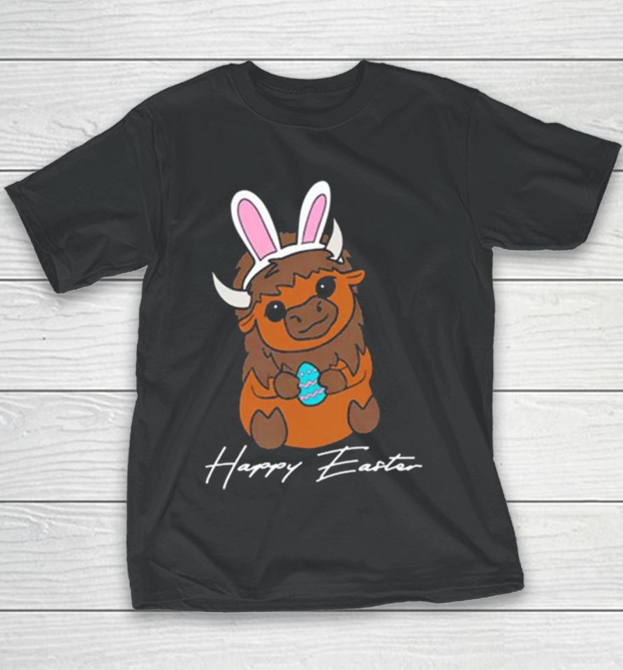 Happy Easter Buffalo Bunny Youth T-Shirt