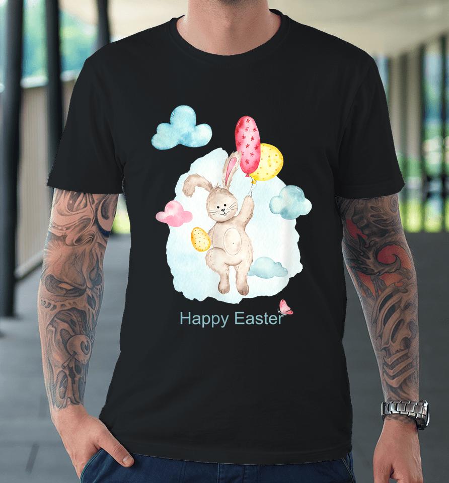 Happy Easter Card Cute Bunny Premium T-Shirt