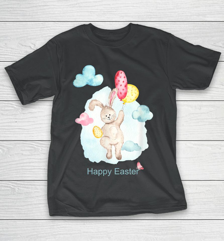 Happy Easter Card Cute Bunny T-Shirt