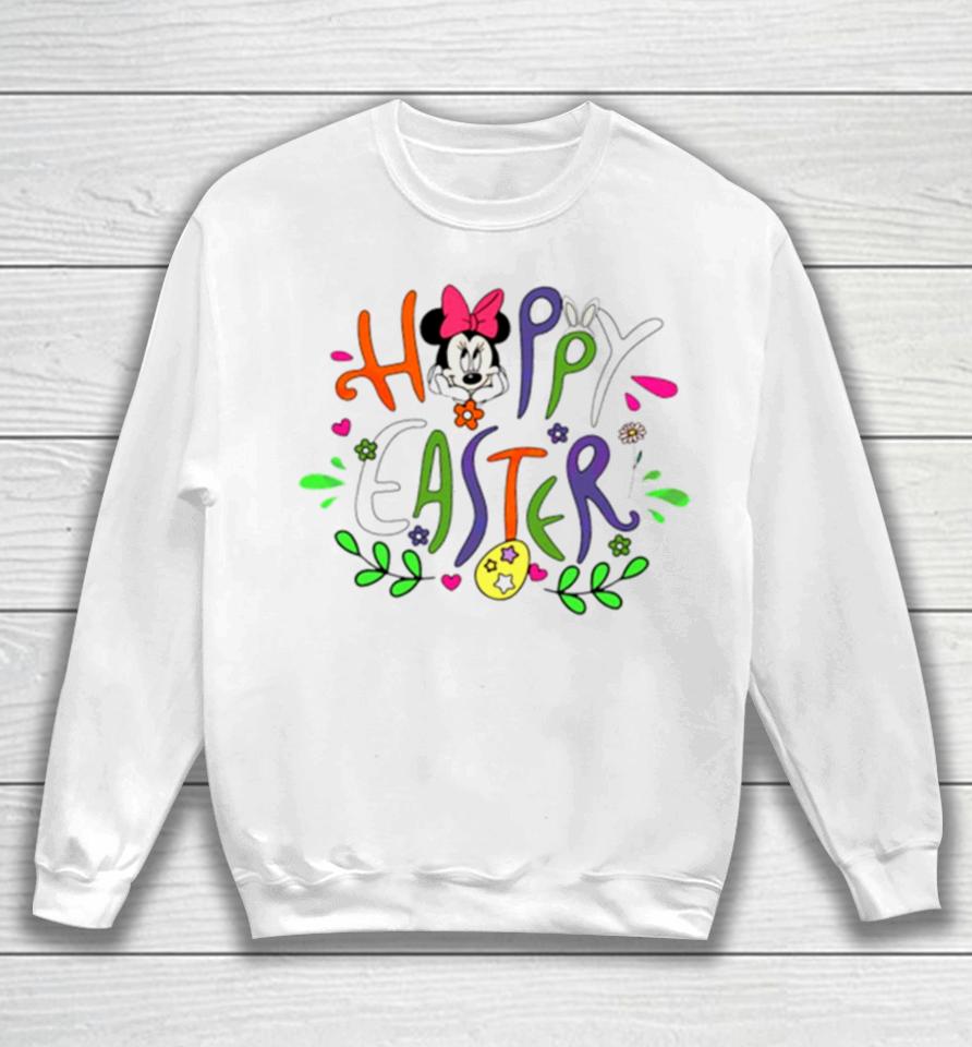 Happy Easter Cute Minnie Disney Sweatshirt