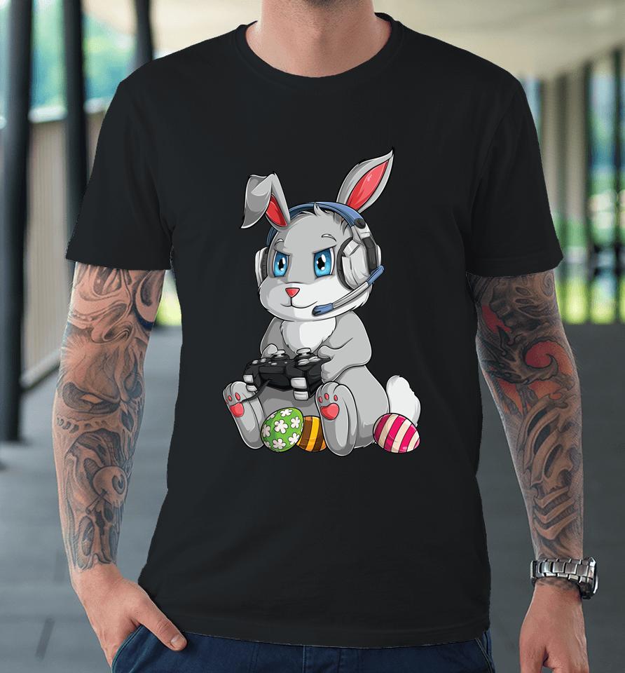 Happy Easter Day Bunny Egg Kids Gamer Premium T-Shirt