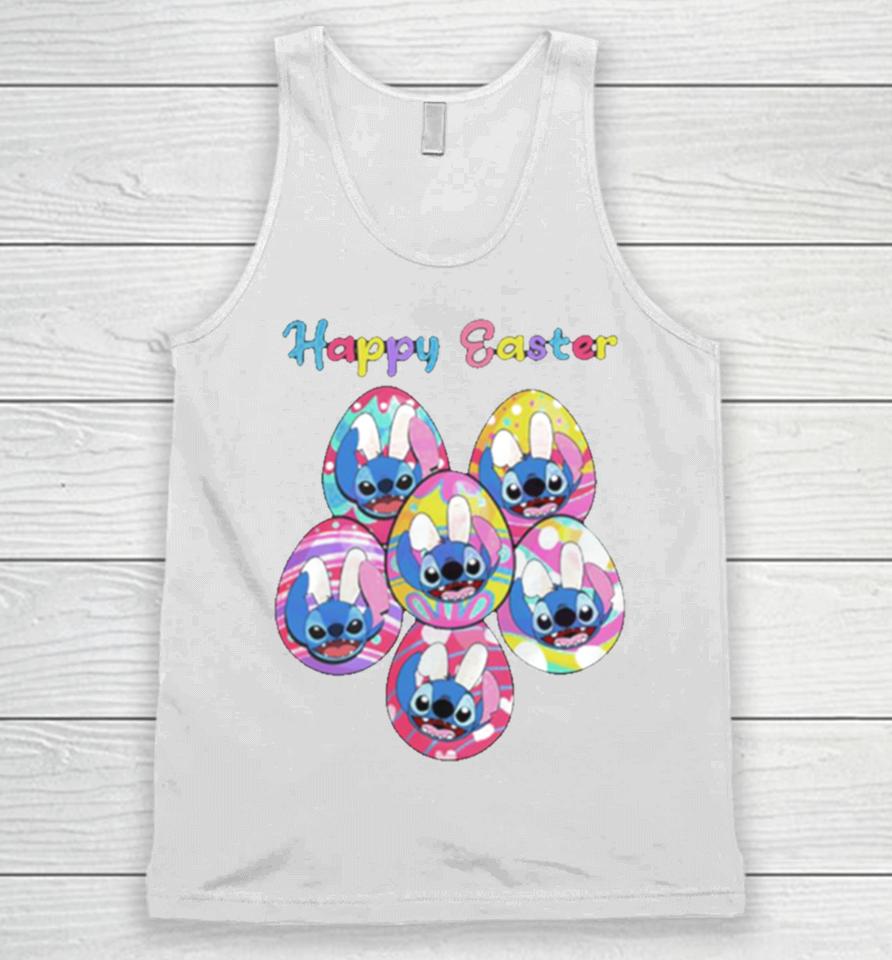 Happy Easter Disney Stitch Bunny Unisex Tank Top