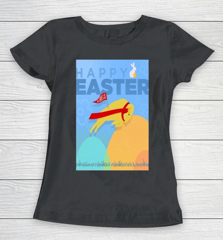Happy Easter Go Bills 2024 Women T-Shirt