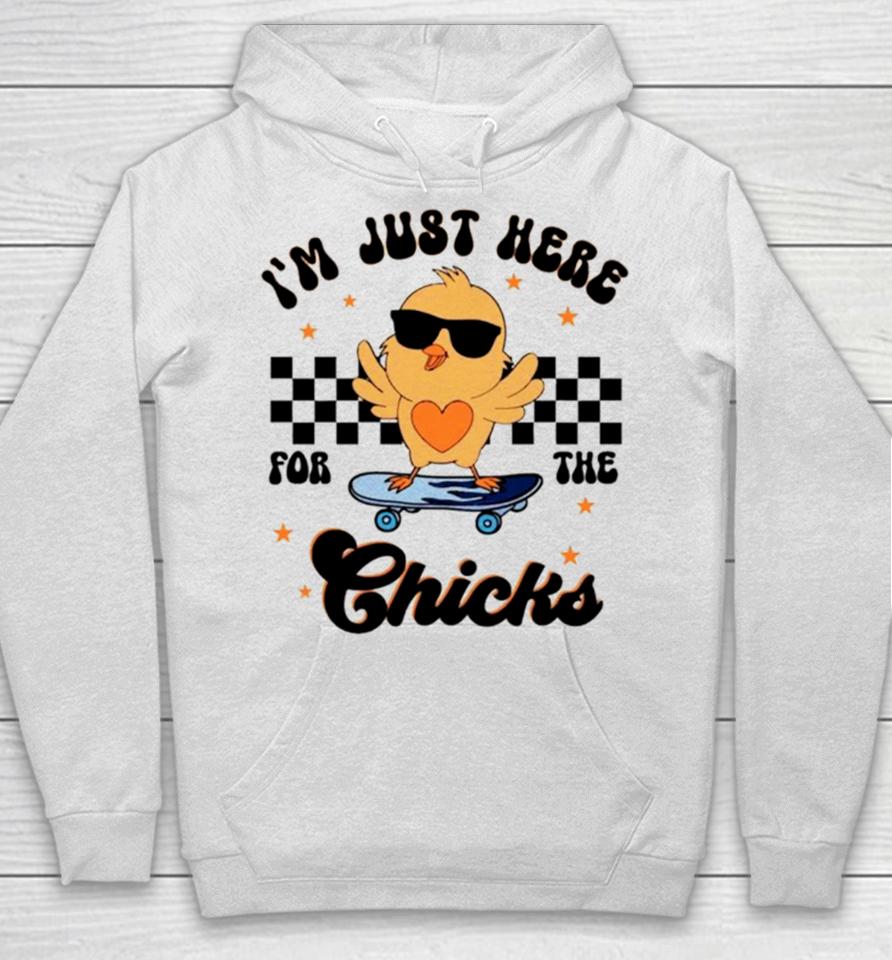Happy Easter I’m Just Here For The Chicks Hoodie