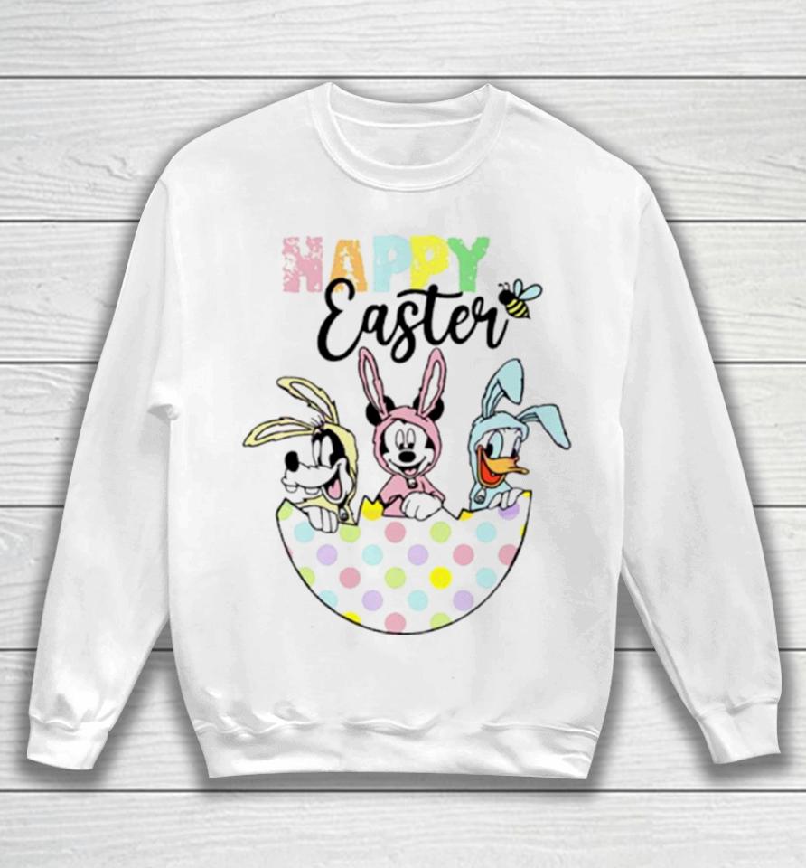 Happy Easter Minnie Friends Egg Sweatshirt