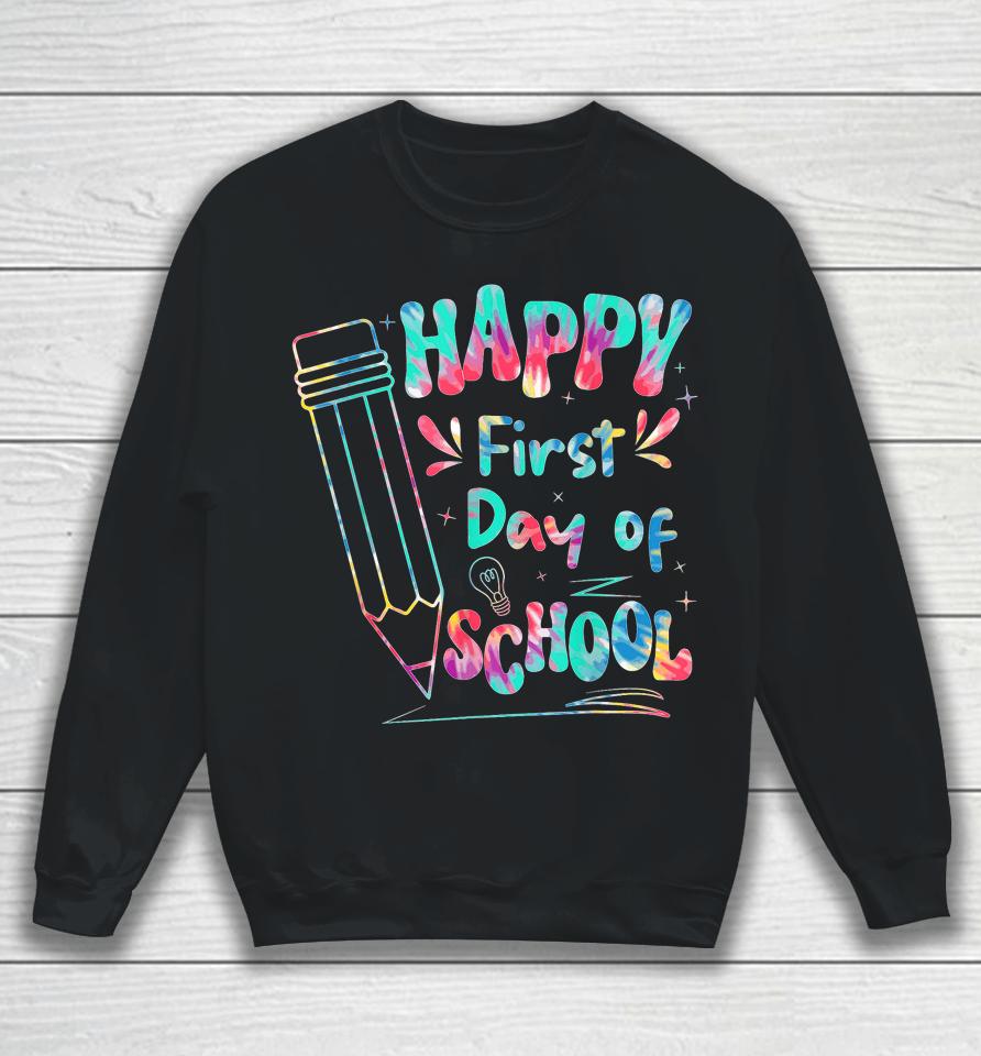 Happy First Day Of School Summer's Out For School Sweatshirt