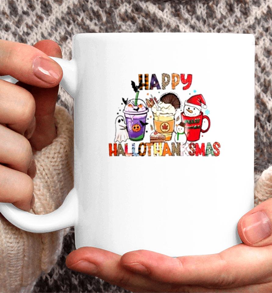 Happy Hallothanksmas Coffee Funny Coffee Mug