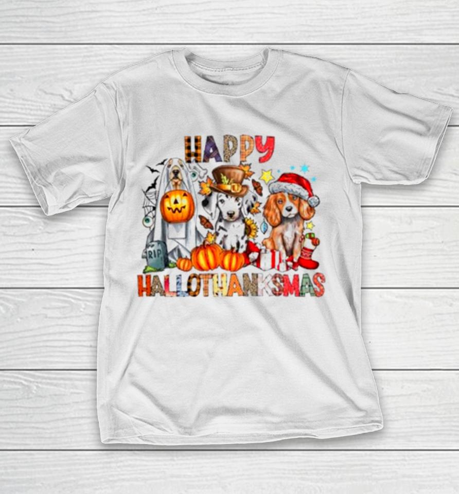 Happy Hallothanksmas Dog Lover T-Shirt
