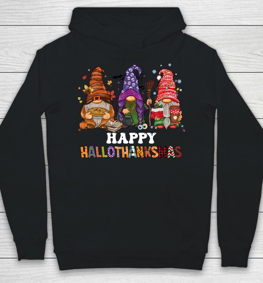 Happy Hallothanksmas Gnomes Hoodie