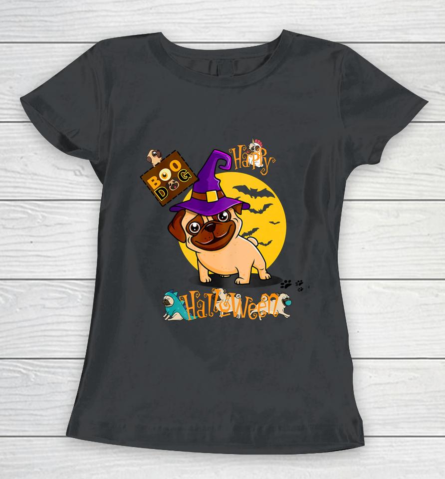 Happy Halloween Boodog Women T-Shirt