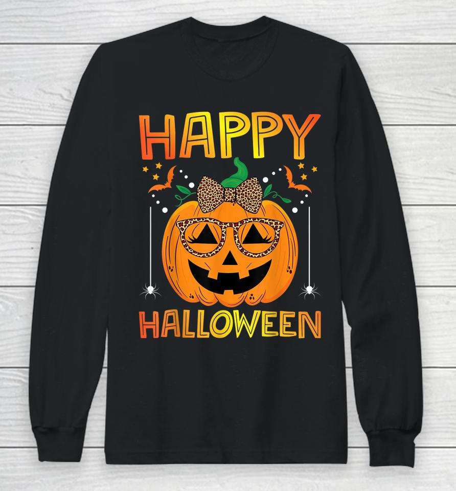 Happy Halloween Pumpkin Long Sleeve T-Shirt