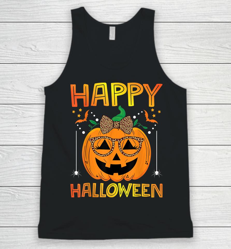 Happy Halloween Pumpkin Unisex Tank Top