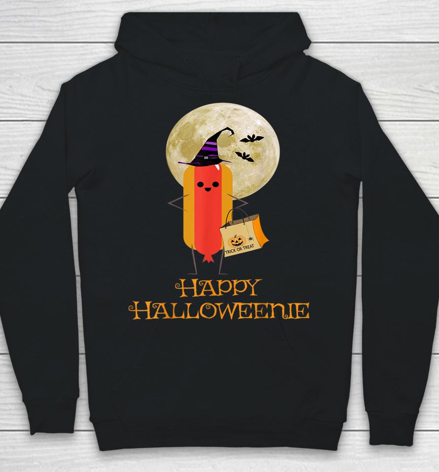 Happy Halloweenie Funny Hot Dog Halloween Hoodie