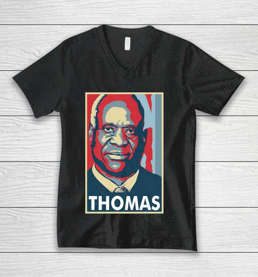 Happy Independence Day Clarence Thomas Unisex V-Neck T-Shirt