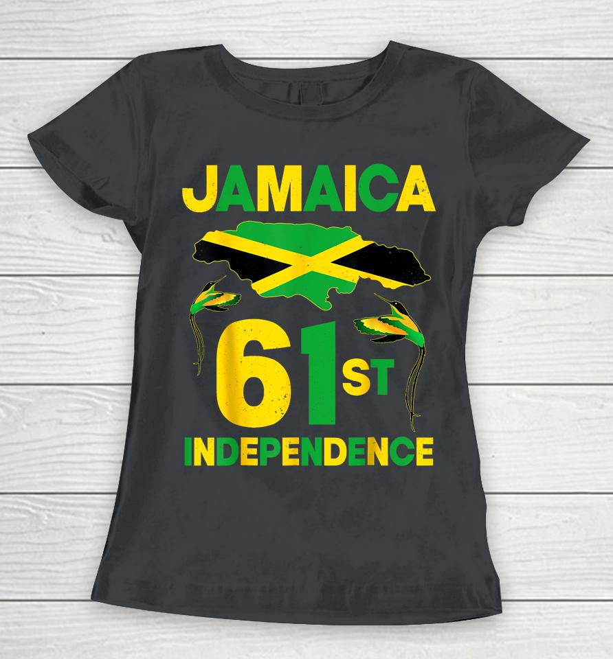 Happy Independence Day Jamaica 1962 Proud Jamaican Women T-Shirt
