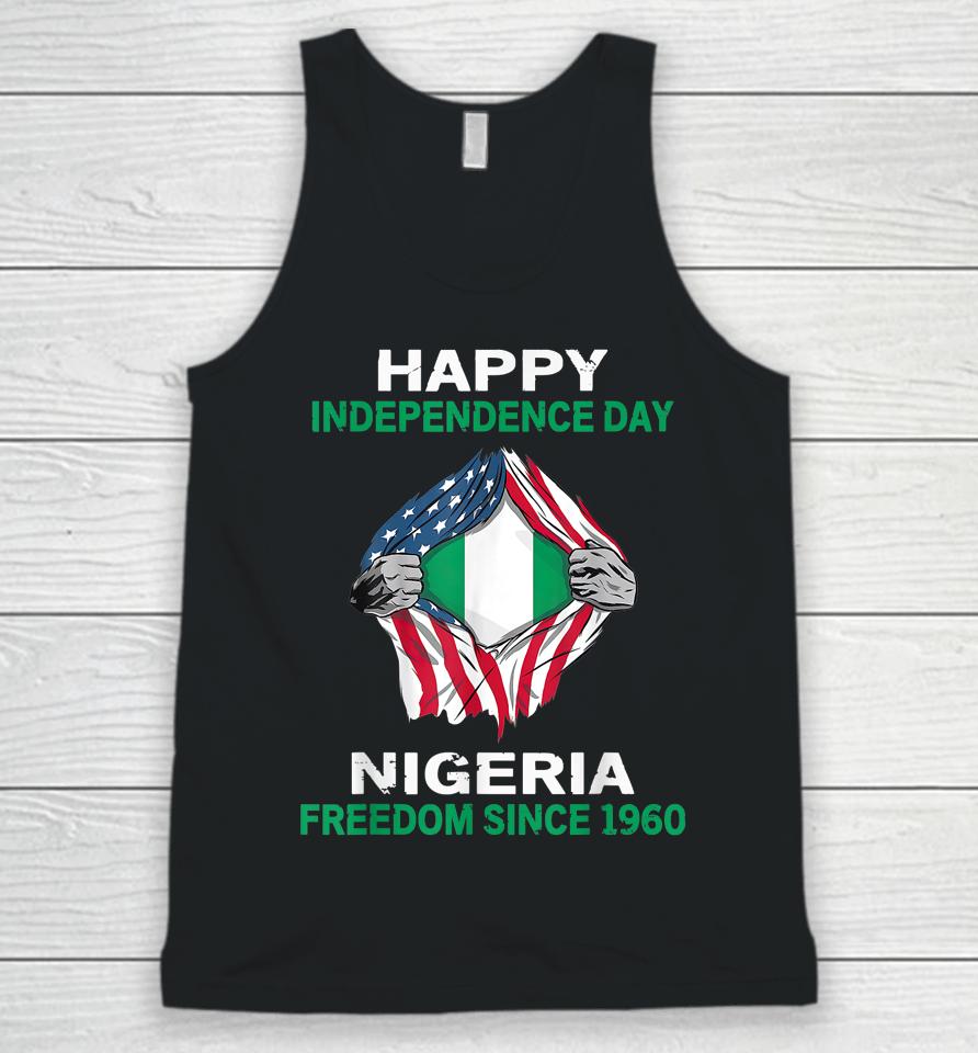 Happy Independence Day Nigeria Freedom Since 1960 Unisex Tank Top