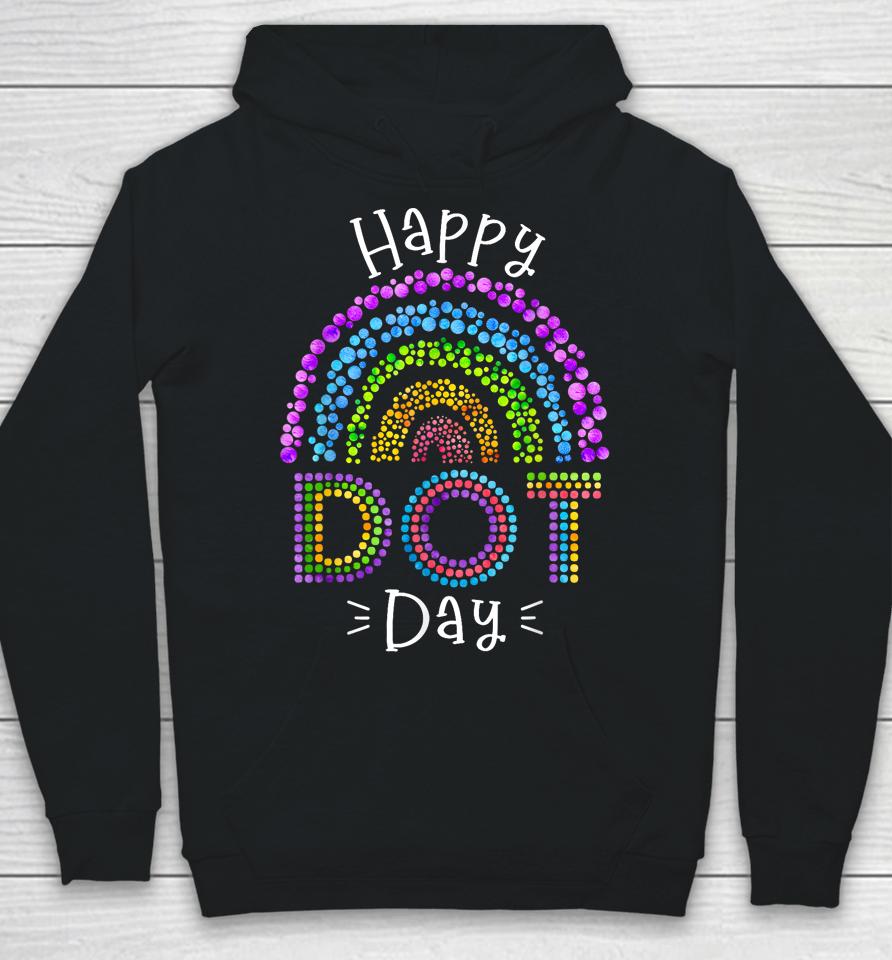 Happy International Dot Day Colorful Polka Dot Kids Dot Day Hoodie