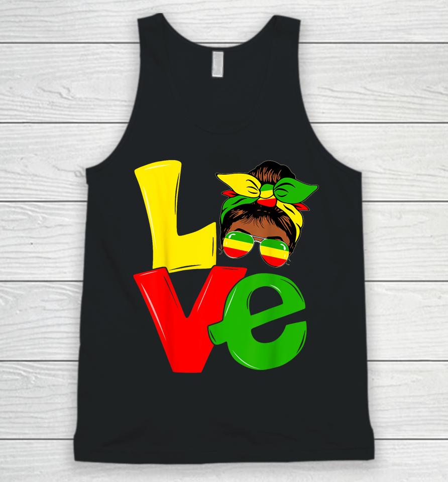 Happy Juneteenth Is My Independence Day Free Black Women Unisex Tank Top