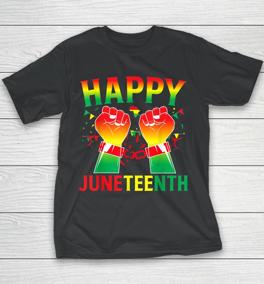 Happy Juneteenth Youth T-Shirt