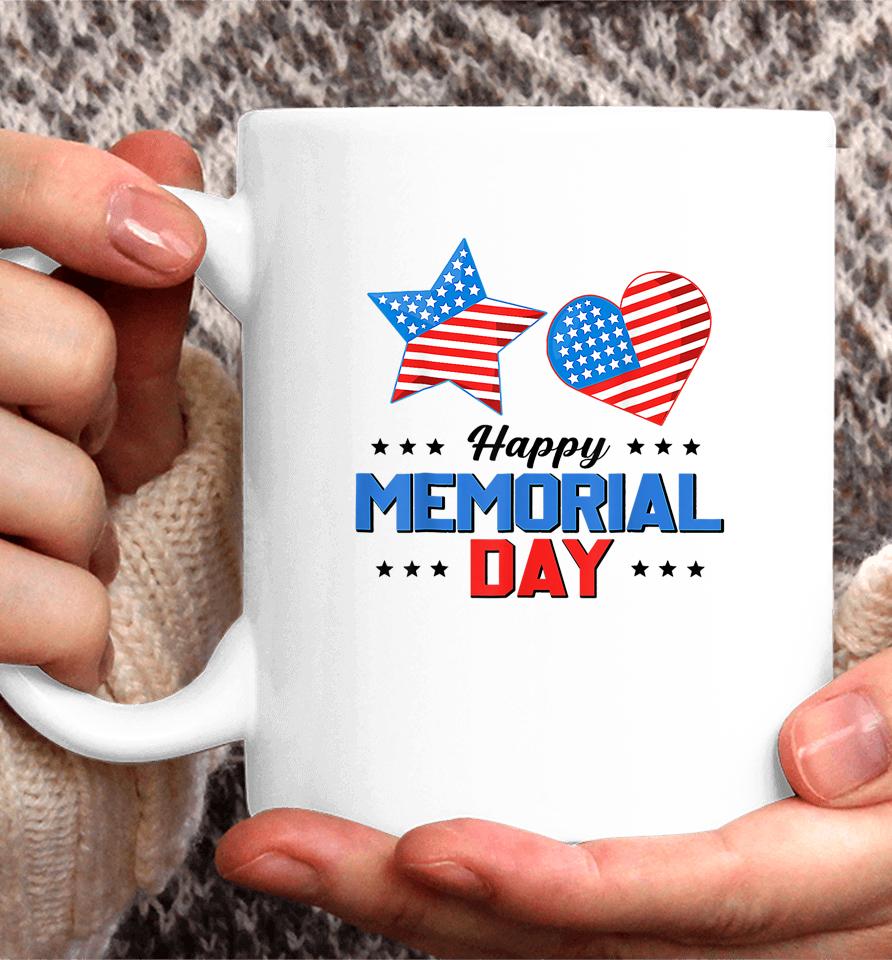 Happy Memorial Day 4Th Of July American Flag Patriotic Coffee Mug