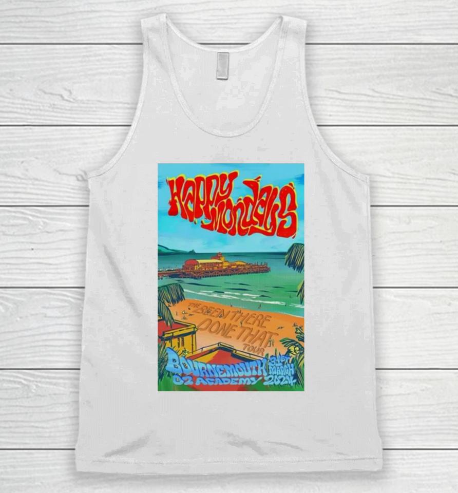 Happy Monday O2 Academy Bournemouth Event Poster March 31 2024 Poster Unisex Tank Top
