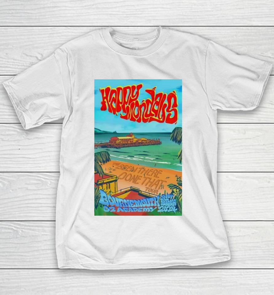 Happy Monday O2 Academy Bournemouth Event Poster March 31 2024 Poster Youth T-Shirt