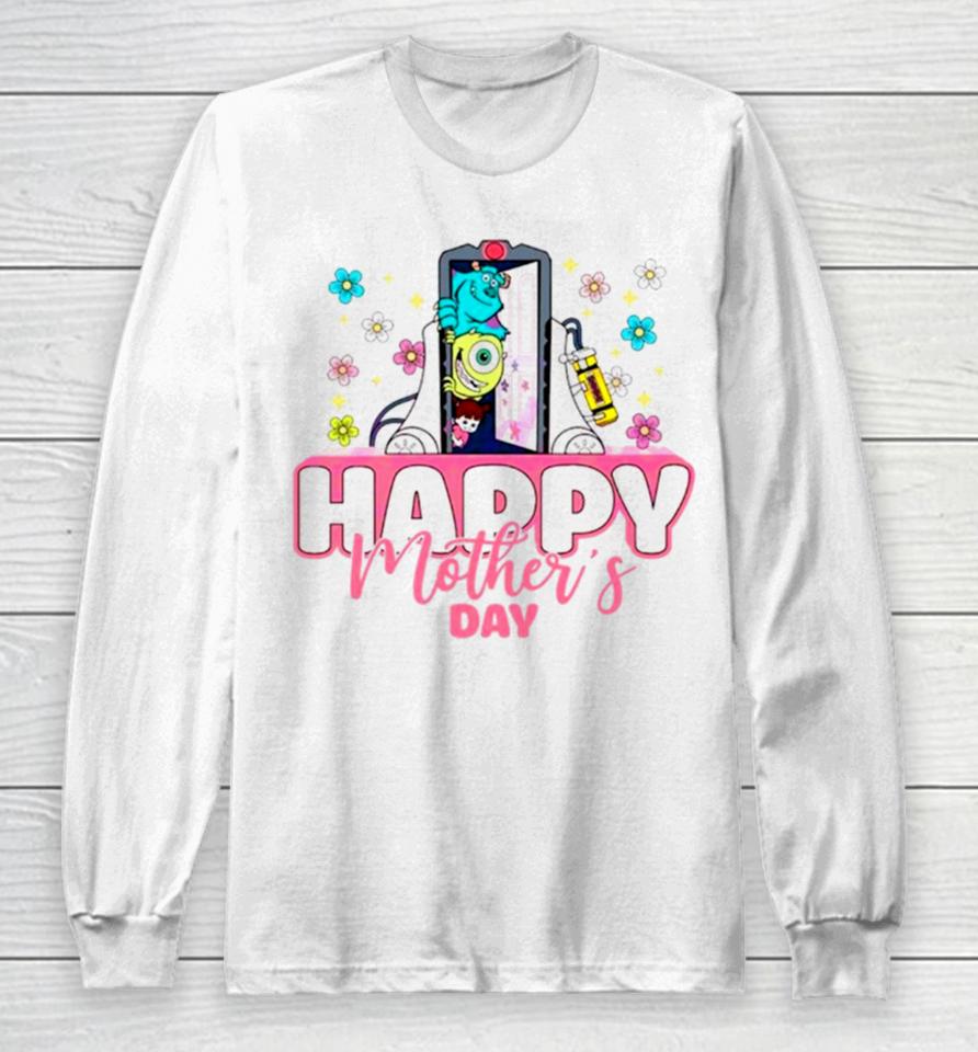 Happy Mothers Day Monster Mom Long Sleeve T-Shirt