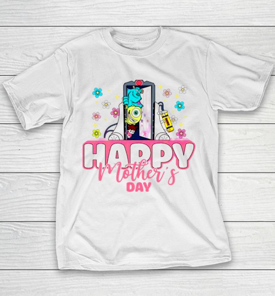 Happy Mothers Day Monster Mom Youth T-Shirt
