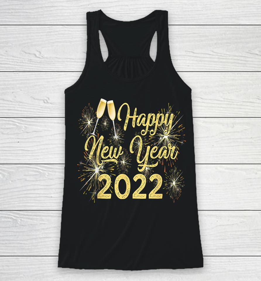 Happy New Year 2022 Racerback Tank