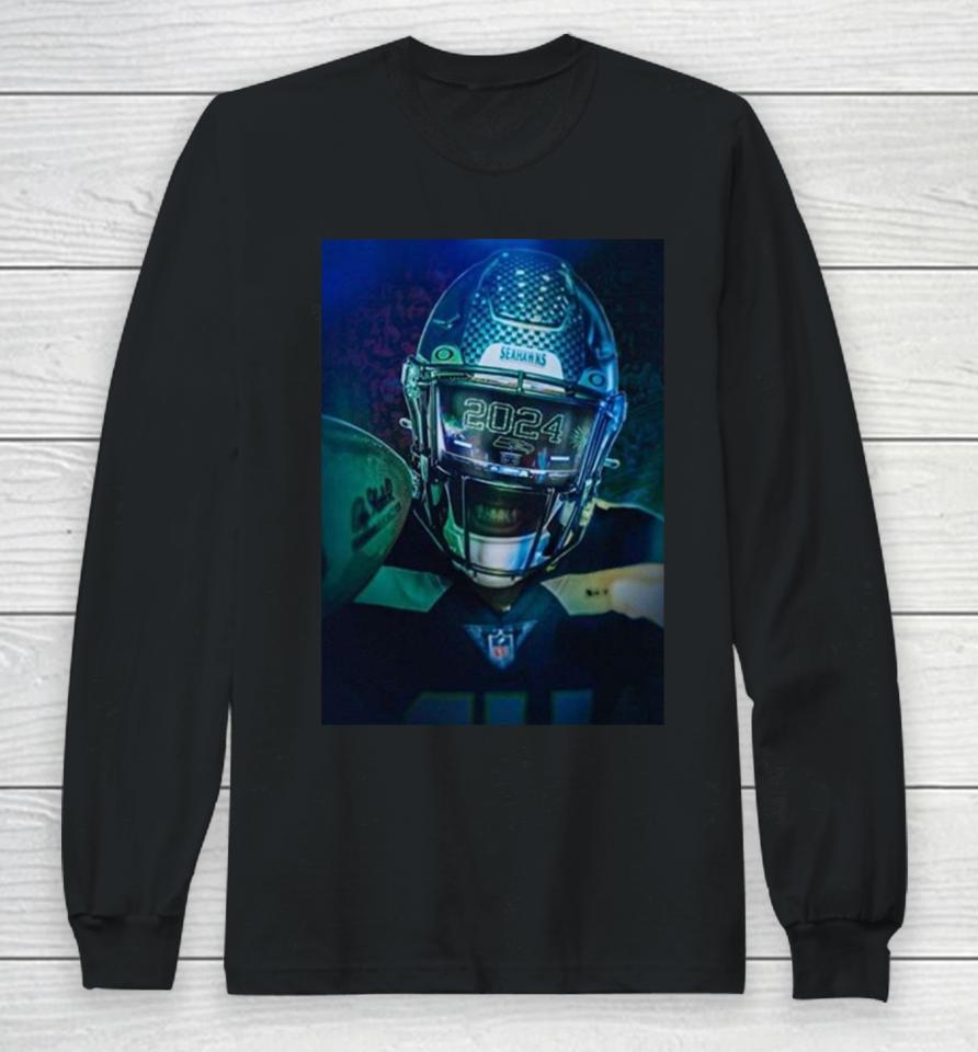 Happy New Year 2024 Seattle Seahawks Fans Nfl Long Sleeve T-Shirt