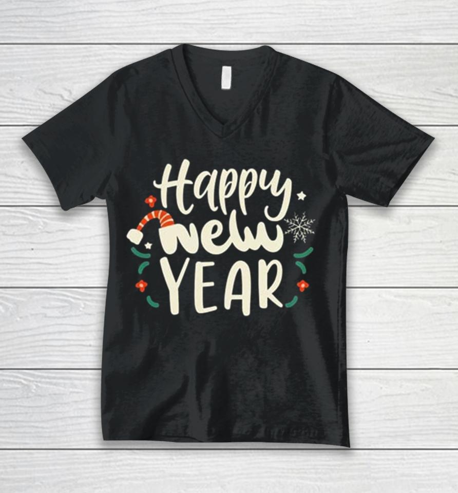 Happy New Year For 2024 Unisex V-Neck T-Shirt