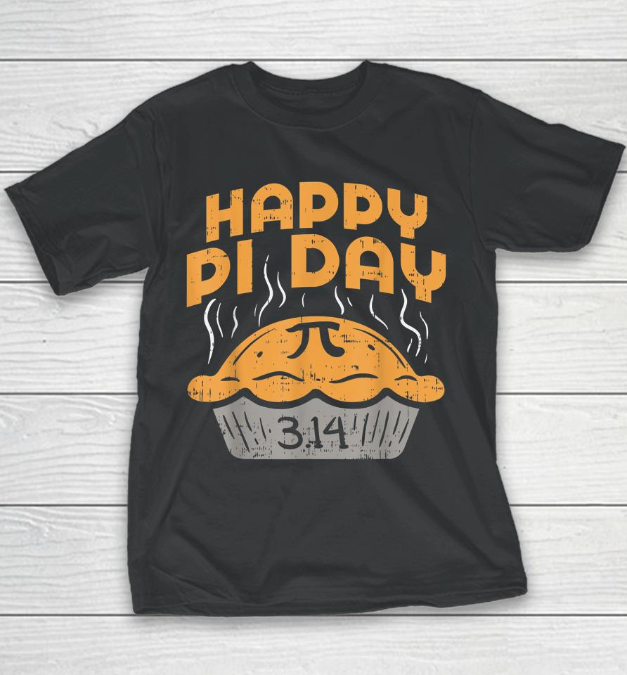 Happy Pi Day Pie 3 14 Pi Day Youth T-Shirt