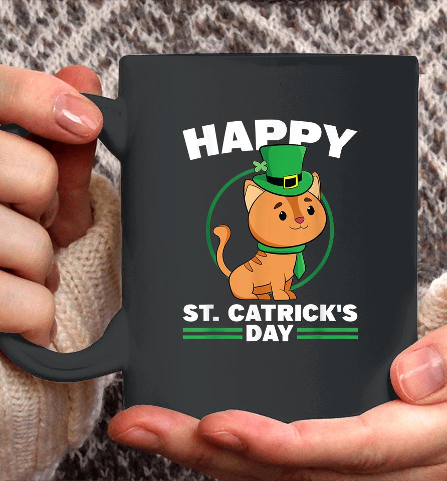 Happy St Catrick's Day St Patrick's Day Kitten Cat Coffee Mug