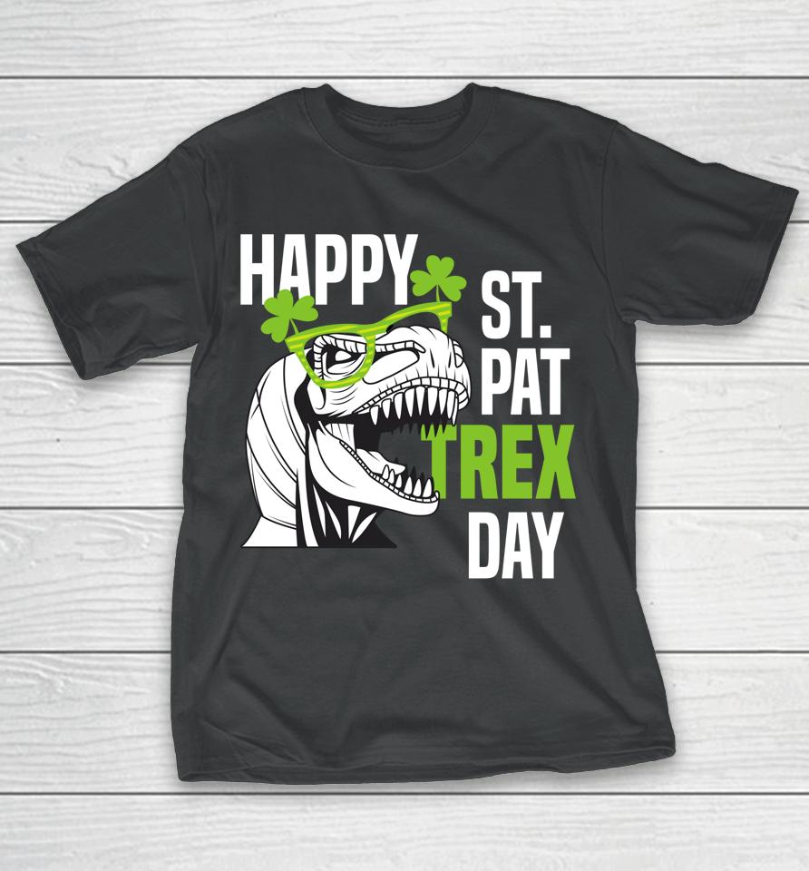 Happy St Pat-Rex Day Dino Saint Patrick's Day T-Shirt