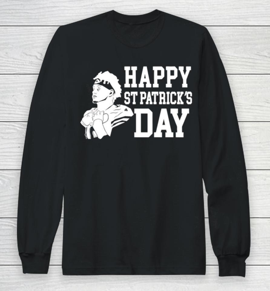 Happy St Patrick Day Kansas City Chiefs Long Sleeve T-Shirt