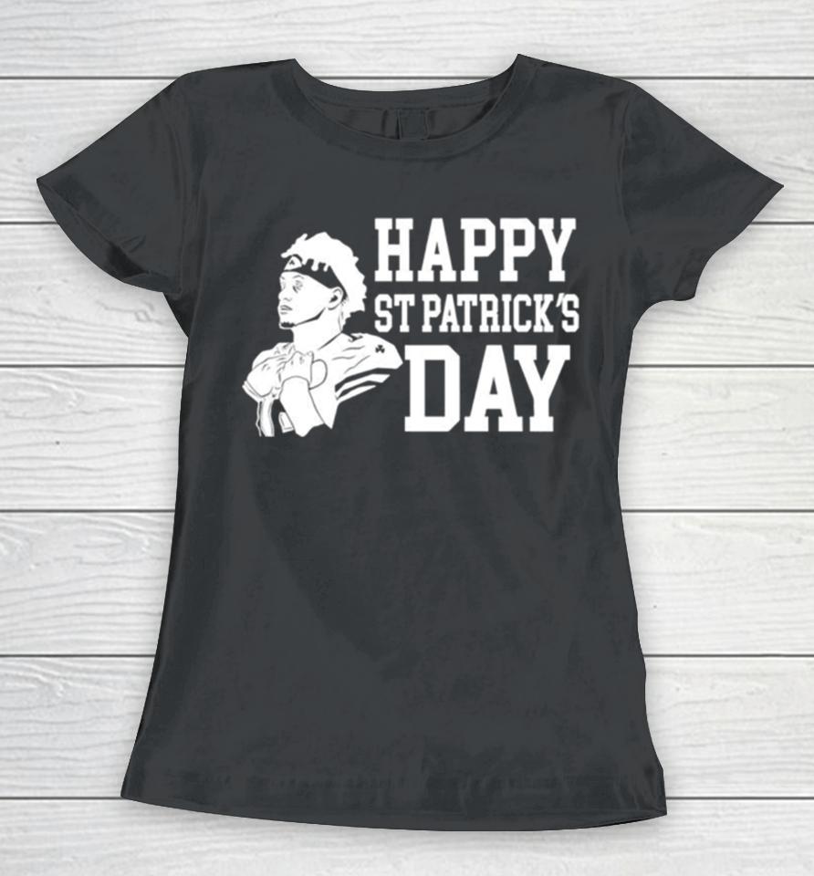Happy St Patrick Day Kansas City Chiefs Women T-Shirt