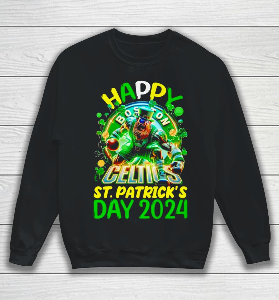 Happy St Patrick’s Day 2024 Boston Celtics Sweatshirt