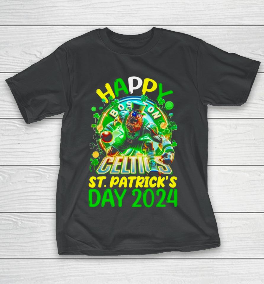 Happy St Patrick’s Day 2024 Boston Celtics T-Shirt