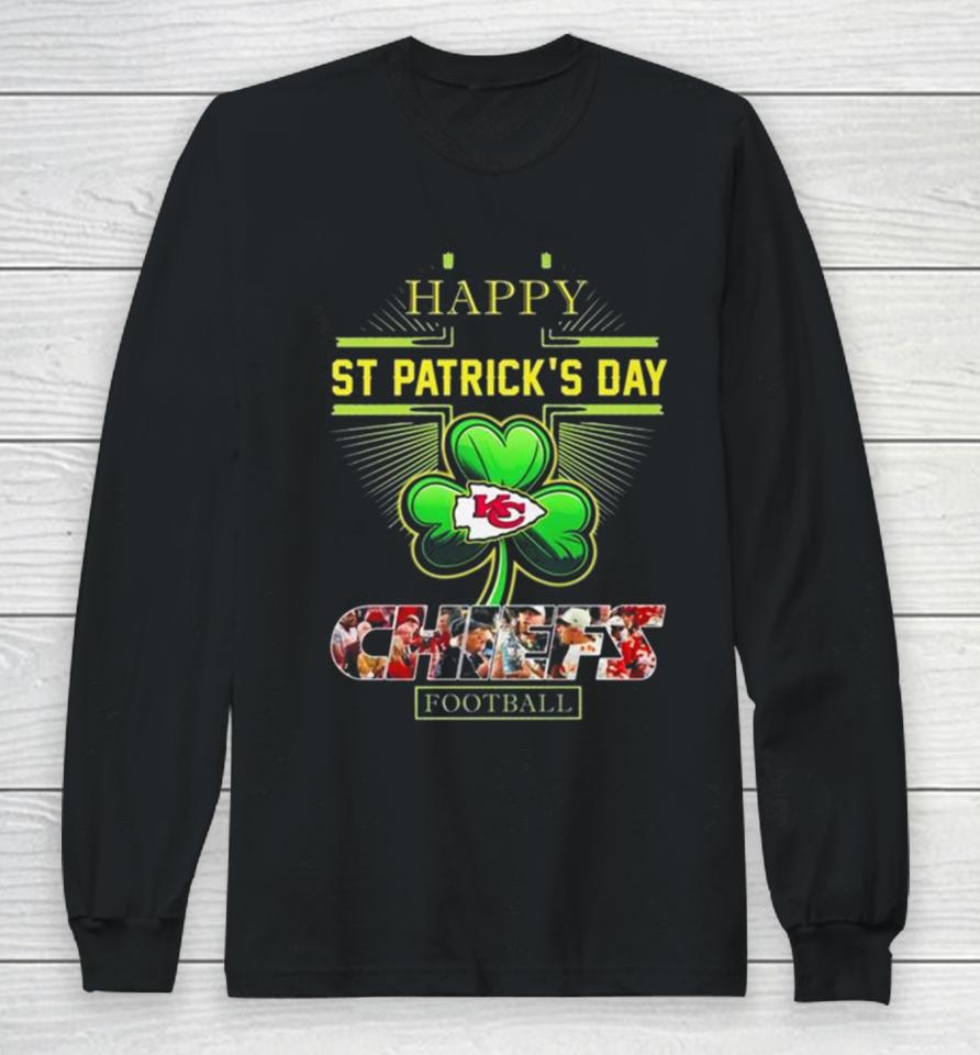 Happy St Patrick’s Day Kansas City Chiefs Football Long Sleeve T-Shirt