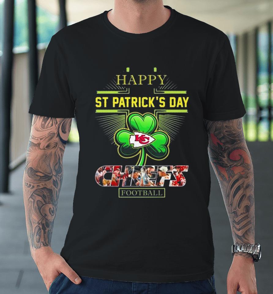 Happy St Patrick’s Day Kansas City Chiefs Football Premium T-Shirt