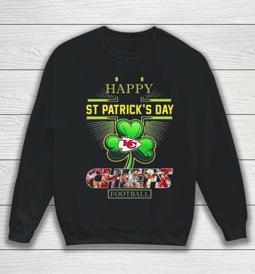 Happy St Patrick’s Day Kansas City Chiefs Football Sweatshirt