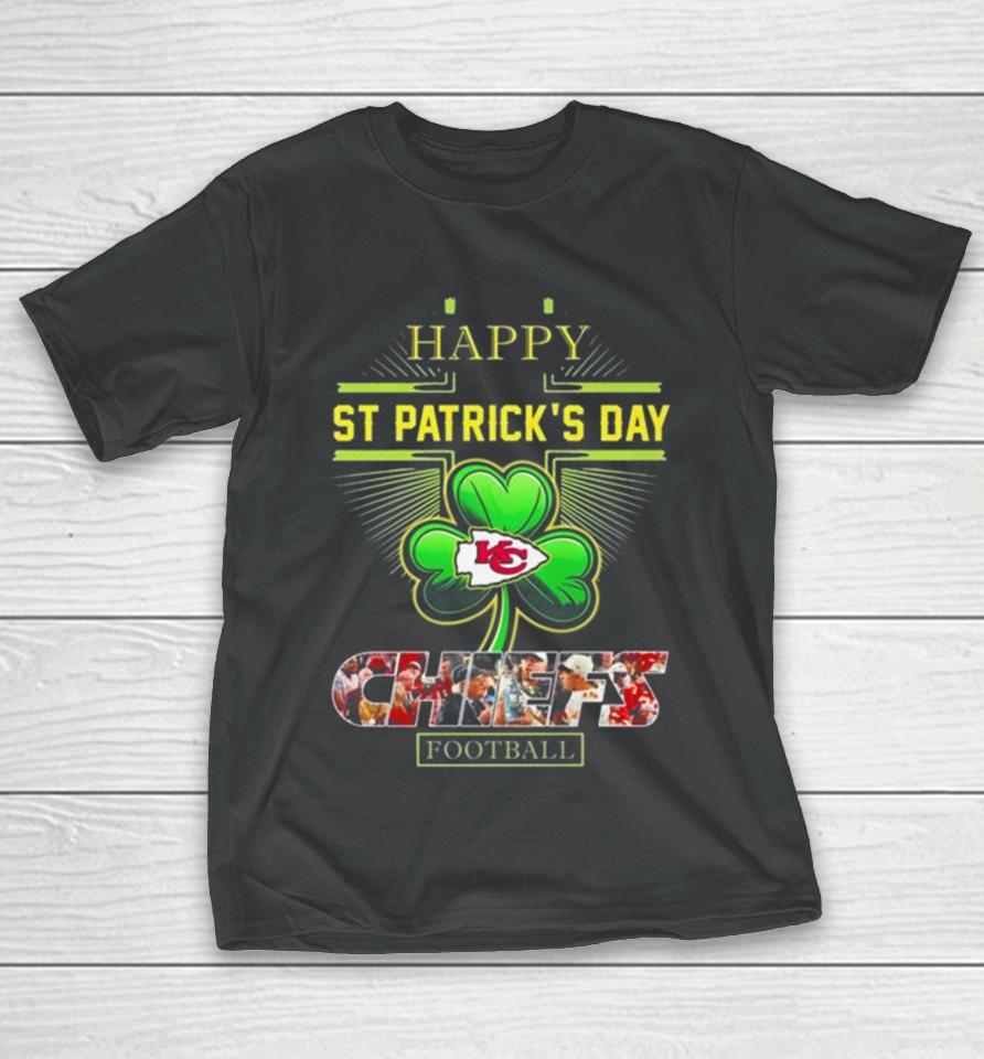 Happy St Patrick’s Day Kansas City Chiefs Football T-Shirt