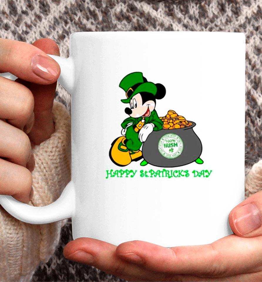 Happy St Patrick’s Day Mickey Irish Coffee Mug