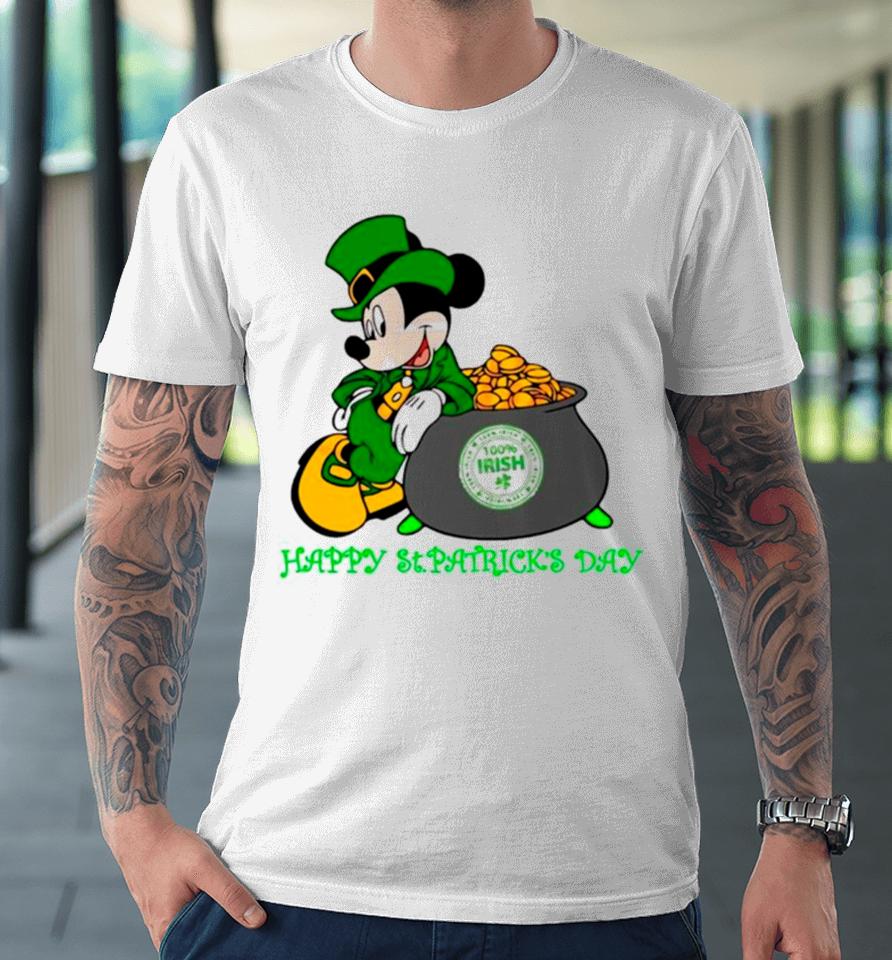Happy St Patrick’s Day Mickey Irish Premium T-Shirt