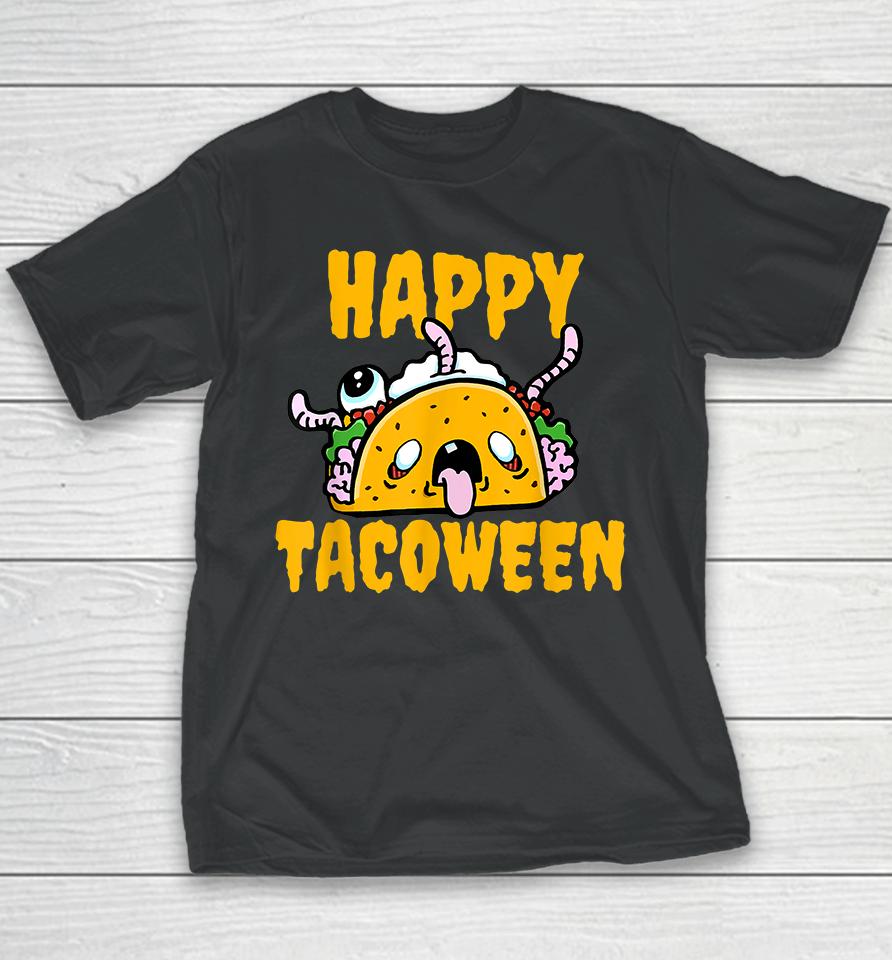 Happy Tacoween Halloween Youth T-Shirt