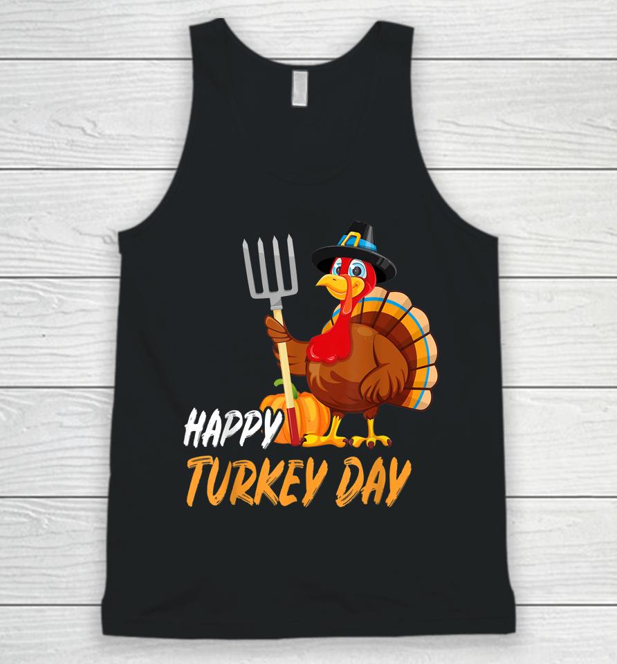 Happy Turkey Day Unisex Tank Top