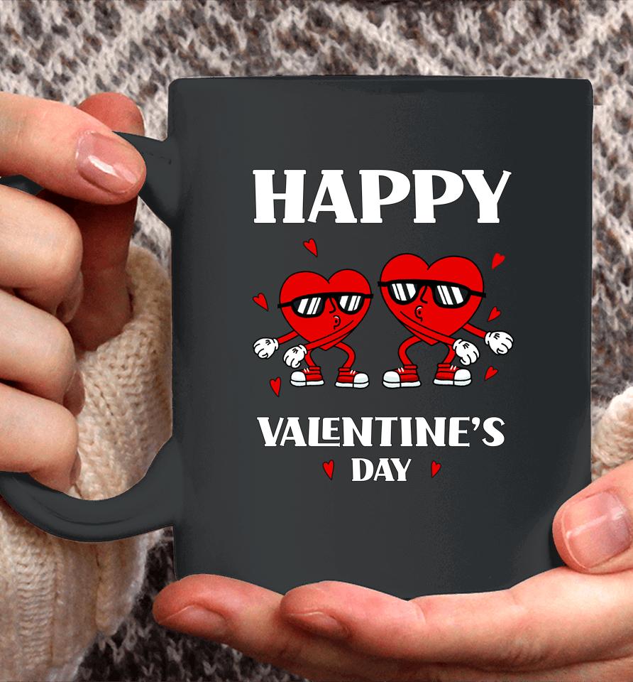 Happy Valentine's Day Dabbing Heart Funny Coffee Mug