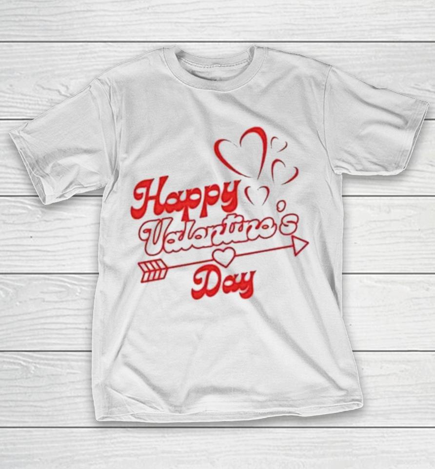 Happy Valentines Day Hearts Arrow T-Shirt