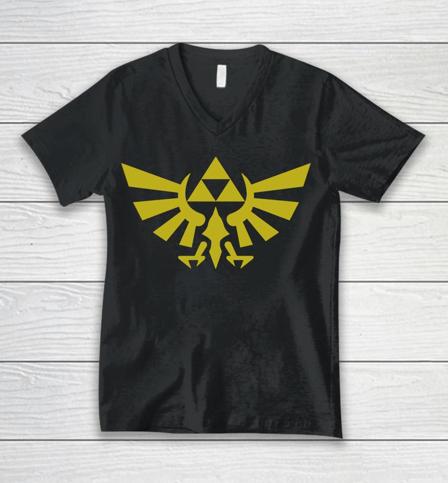 Hard Drive Dipshit Legend Of Zelda Unisex V-Neck T-Shirt